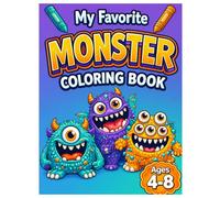 My Favorite Monster Coloring Book for Ages 4-8