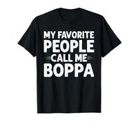 My Favorite People Call Me Boppa Funny Gifts Fathers Day Maglietta