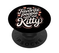 My Favorite People Call Me Kitty Grandma PopSockets PopGrip Adesivo