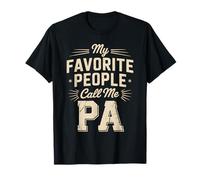 My Favorite People Call Me Pa Fathers Day Maglietta