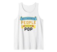 My Favorite People Call Me Pop Funny Fathers Day Nonno Canotta