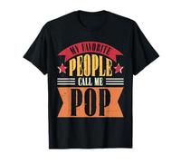My Favorite People Call Me Pop Funny Fathers Day Nonno Maglietta