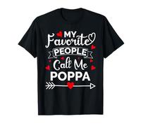 My Favorite People Call Me Poppa Fathers Day Funny Gifts Maglietta