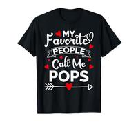 My Favorite People Call Me Pops Fathers Day Funny Gifts Maglietta