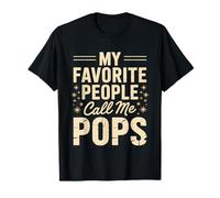 My Favorite People Call Me Pops Fathers Day Maglietta