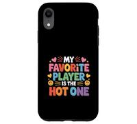 My Favorite Player Is The Hot One Sports Fan Football - Custodia per iPhone XR