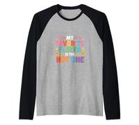 My Favorite Player Is The Hot One Sports Fan Football - Maglia con Maniche Raglan