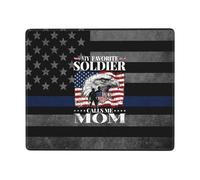 My Favorite Soldier Calls Me Mom Tappetini per Il Mouse Soffice Mousemat Liscio Tappetini Mouse per Ufficio Casa Lavoro 25X30Cm