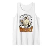 My Favorite Spirit Is Whiskey Funny Ghost Halloween Costume Canotta