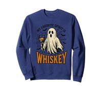 My Favorite Spirit Is Whiskey Funny Ghost Halloween Costume Felpa