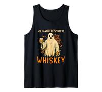 My Favorite Spirit Is Whiskey Funny Halloween Ghost Drinking Canotta