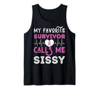My Favorite Survivor Call Me Sissy Cancro al Seno Rosa Donne Canotta