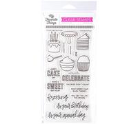 My Favorite Things MFT Stamps Bday Torta Trasparente, Compleanno Take The Cake, taglia unica
