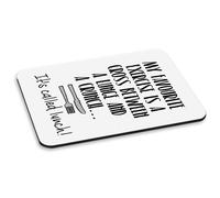 My Favorito Esercizio Is Pranzo PC Computer Mouse Pad - Divertente Scherzo Cibo