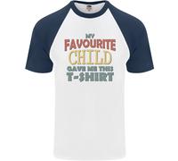 My Favourite Bambino Ha Dato Me This Festa Del Papà DA UOMO S/S Baseball T-Shirt