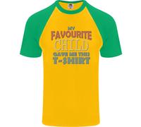 My Favourite Bambino Ha Dato Me This Festa Del Papà DA UOMO S/S Baseball T-Shirt