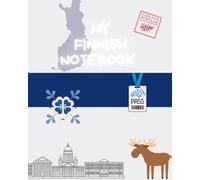 My Finnish Notebook | 8x10 lined 100 pages | Learn Finnish Notebook Language Learning Journal Study Notes Travel Diary | getitdone notebook