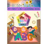 My First 5-in-1 Learning Book: Alphabets, Numbers, Colors, Shapes, and Tracing