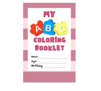 My First ABC Coloring Book - For Toddlers. Color and Learn Alphabets ( Kids Coloring Book ). A is for Avacado!