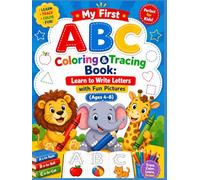 My First ABC Coloring & Tracing Book: Learn to Write Letters with Fun Pictures (Ages 4-8)