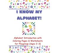 My First ABC Fun Book: Alphabet Introduction with Coloring Pages & Worksheets for Playgroup (Ages 2-3)