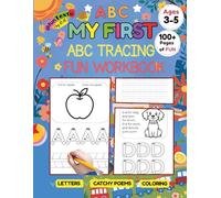 My FIRST ABC Tracing Fun Workbook: Preschool Handwriting Practice Workbook for Pre K, Kindergarten, and Kids Ages 3-5.