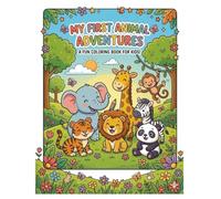 My First Animal Coloring Book for Kids Ages 3-6