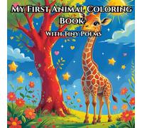 My First Animal Coloring Book-with tiny poems