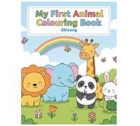 My first animal colouring book