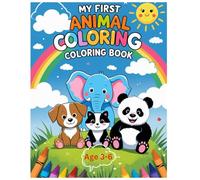 My first animal colouring book