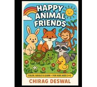 “My First Animal Friends: Fun Coloring Book for Kids Ages 3-6”: “Cute and Sweet, a Coloring Treat!”