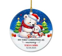 My First As Mommy Ciondoli Natalizi Divertente Decorazioni Natalizie Da Appendere Simpatico Ornamento Natalizio Per Finestra Vacanza Auto Interno