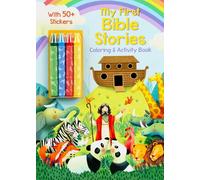 My First Bible Stories Coloring & Activity Book With 4 Crayons and 50+ Stickers
