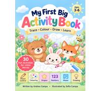 My First Big Activity Book: Trace, Colour, Draw & Learn - 30 Fun Early Learning Activities for Ages 3-6
