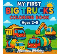 My First Big Trucks: Big Trucks Coloring Book for Kids Ages 2-5 | Fun and Easy Coloring Pages for Toddlers and Preschoolers