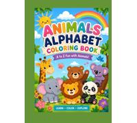 My First Bilingual Alphabet: Coloring Book - Animals