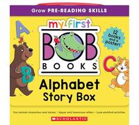 My First Bob Books Alphabet Story Box: Phonics, Letter Sounds, Ages 3 and Up, Pre-k Reading Readiness