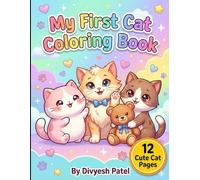 My First Cat Coloring Book