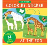 My First Color-By-Sticker Book - At the Zoo (Tascabile)