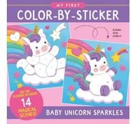 My First Color-By-Sticker Book - Baby Unicorn Sparkles (Tascabile)