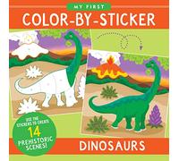 My First Color by Sticker Book - Dinosaurs