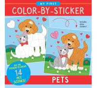 My First Color-By-Sticker Book- Pets (Tascabile)