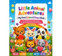 My First Colors & Shapes Book: A Fun Preschool Workbook to Learn Colors, Shapes, Tracing, Matching, Coloring & Early Learning Skills