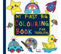 My first colouring book: 100 fun pictures to colour in - Children's colouring book with cute pictures - Easy drawings for children from 1 to 4 years old