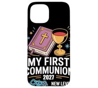 My First Communion 2027 New Level Achieved Prima Comunione Custodia per iPhone 15