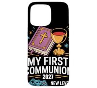 My First Communion 2027 New Level Achieved Prima Comunione Custodia per iPhone 15 Pro Max