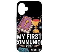 My First Communion 2027 New Level Achieved Prima Comunione Custodia per iPhone 16