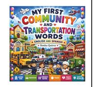 My First Community and Transportation Words- English and Spanish