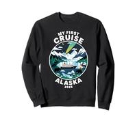 My First Cruise Alaska 2025 Maglia Northern Lights Cruise Felpa