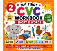 My first CVC Workbook (Short E Words) Trace • Read • Color • Build Early Reading Skills: My First CVC tracing and coloring Workbook